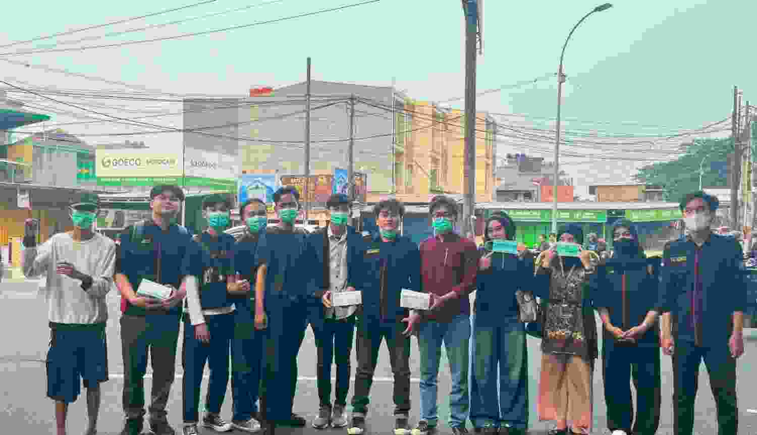 Aksi Nyata Mahasiswa! BEM FH UMT Peduli Kesehatan dan Keselamatan Masyarakat